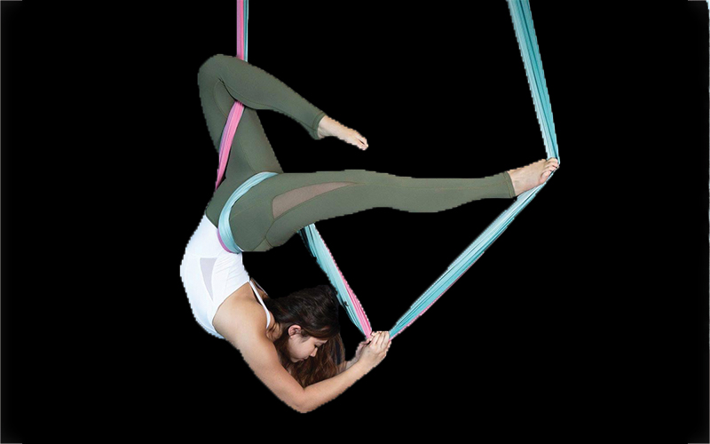 aerial yoga girl Venee Cheung